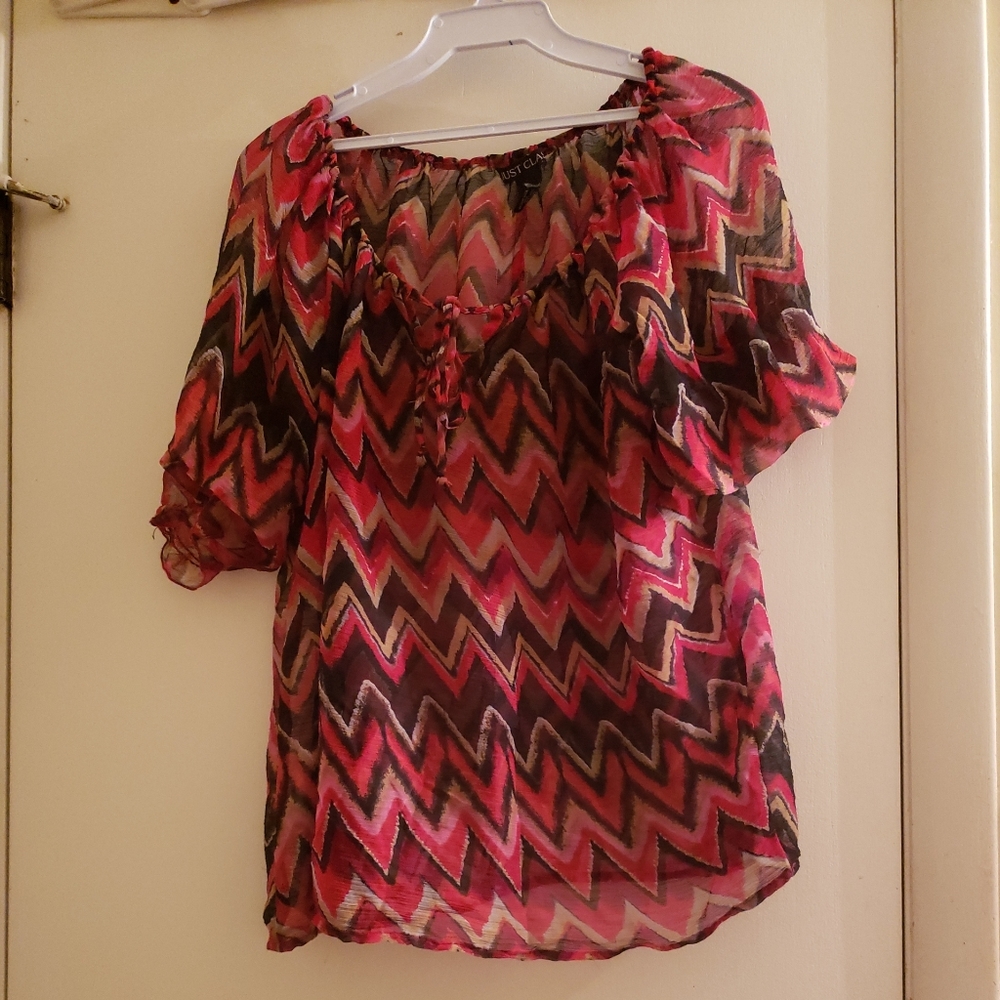 Just Class size Small Multicolor blouse